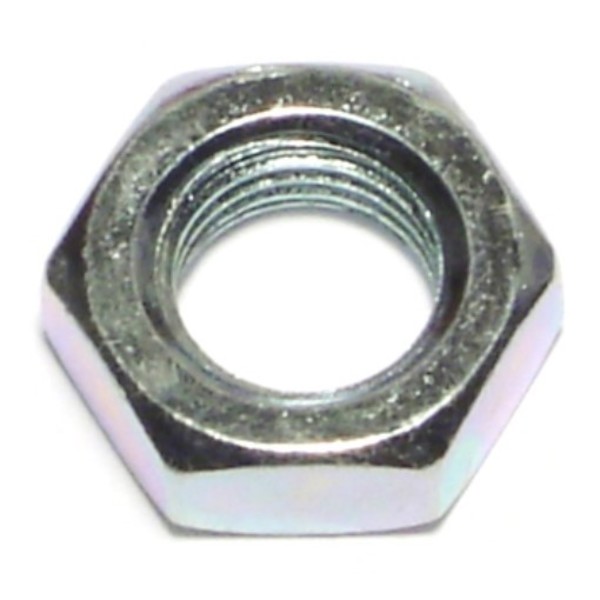 Midwest Fastener Lock Nut, 3/8"-24, Steel, Zinc Plated, 20 PK 60693